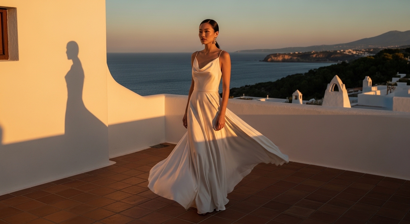 Ivory Silk Gown