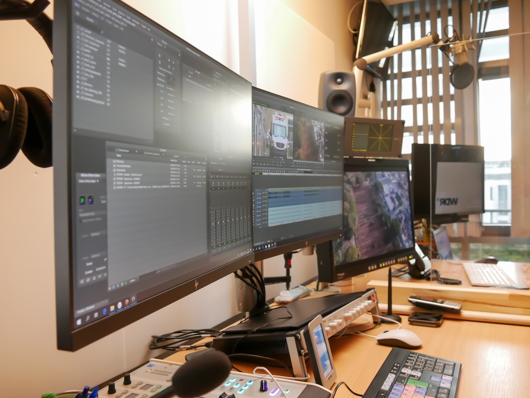 AI Studio Singapore web development workspace with AI search interfaces